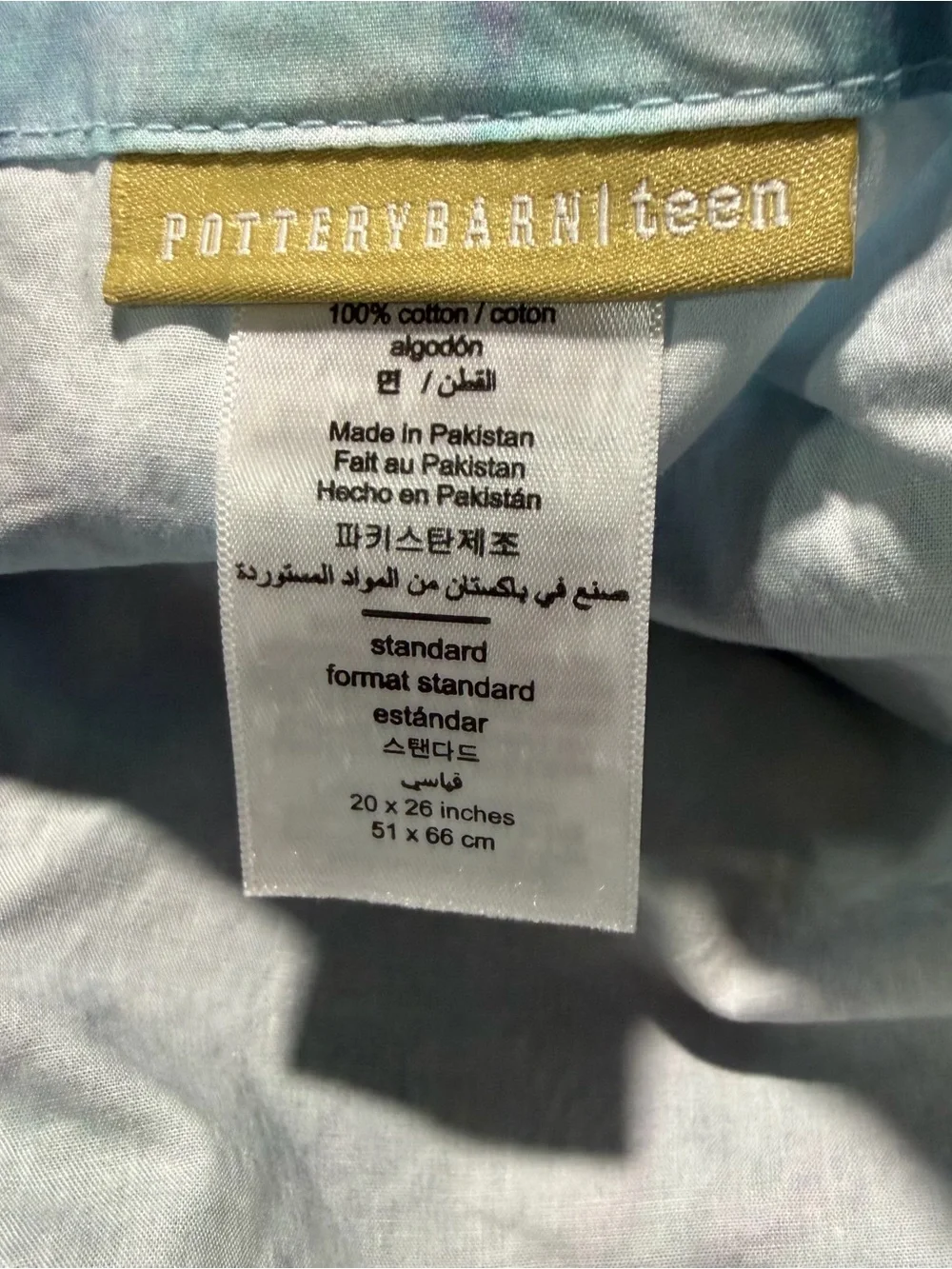 Pottery Barn Teen Tie Dye Dreams Duvet and Pillow covers